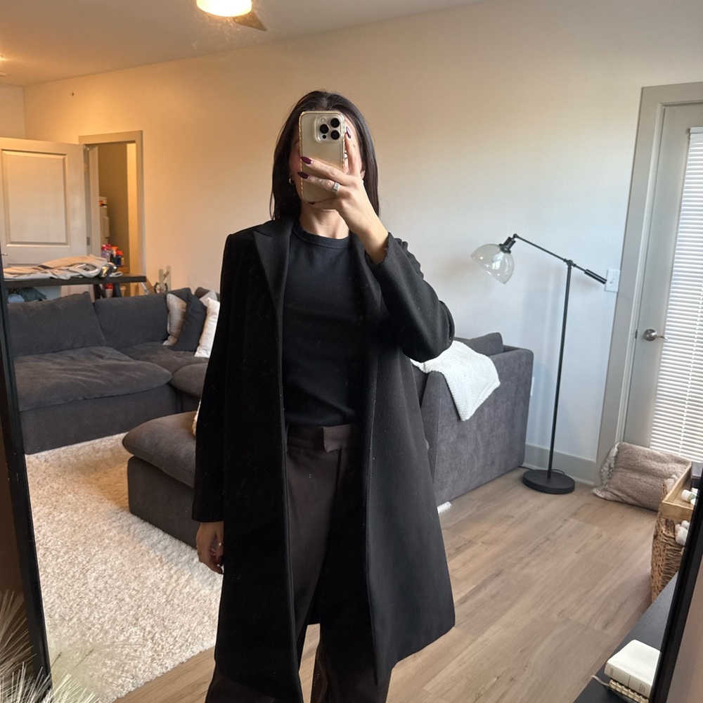 Zara Charcoal Overcoat